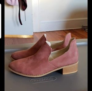 Rose Slip On Booties